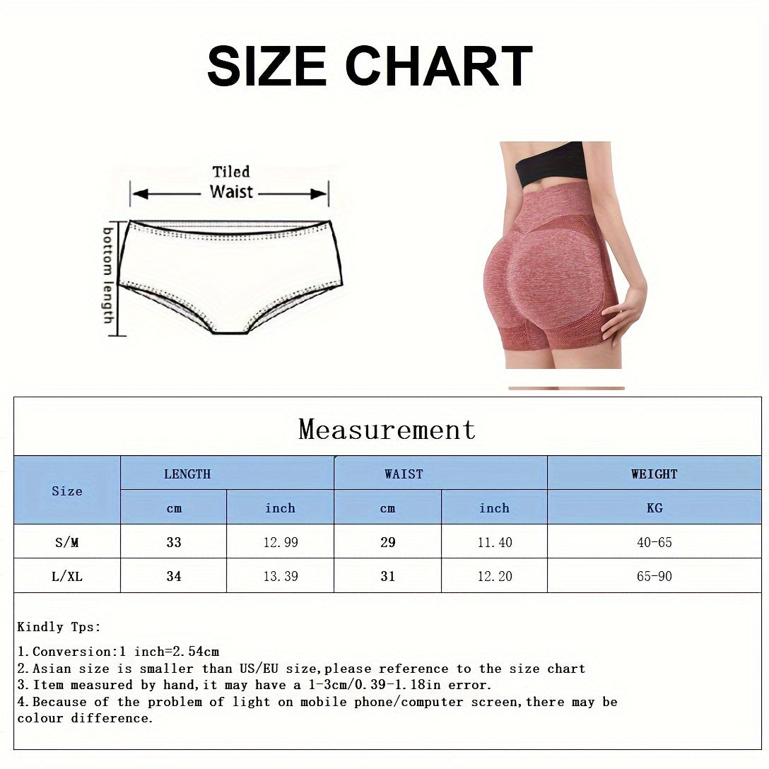 Women's High-Waist Yoga Shorts - 1pc Breathable Nylon Blend, Supportive Postpartum Recovery, Non-Slip Fitness Wear